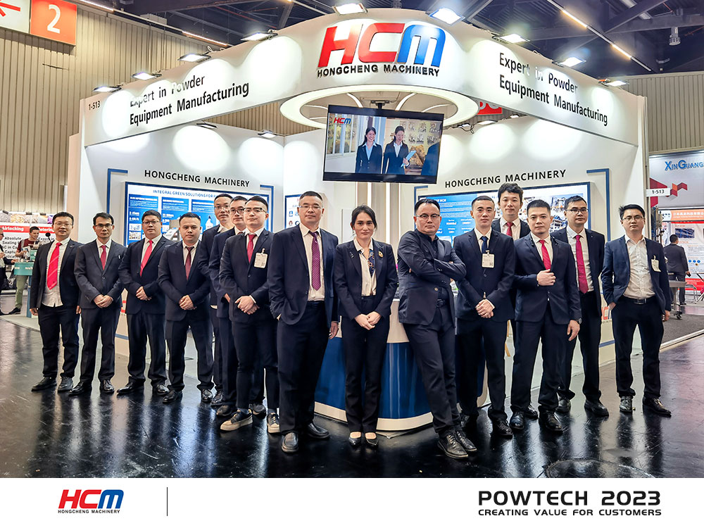 HCM made a shining appearance at the Nuremberg International Powder Machinery Exhibition in Germany