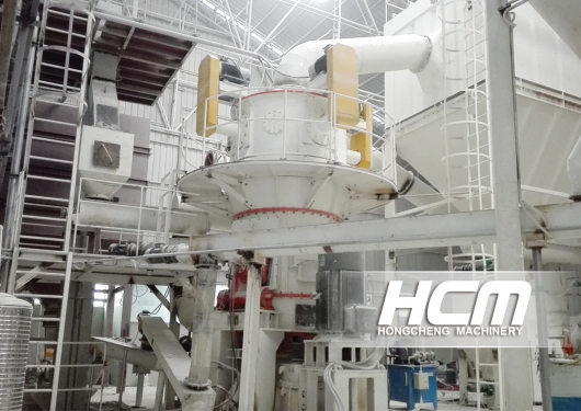 HCM Machinery, HLMX1100 Ultra-fine Vertical Mill, 100,000t/year calcium oxide powder project of Hesh