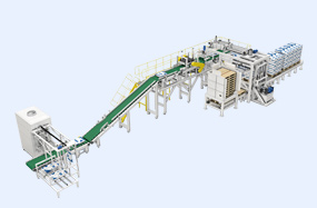 Fully Automatic Packaging And Stacking Production Line